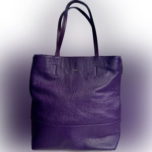 FURLA - Amethyst Leather Bag - Medium Size
